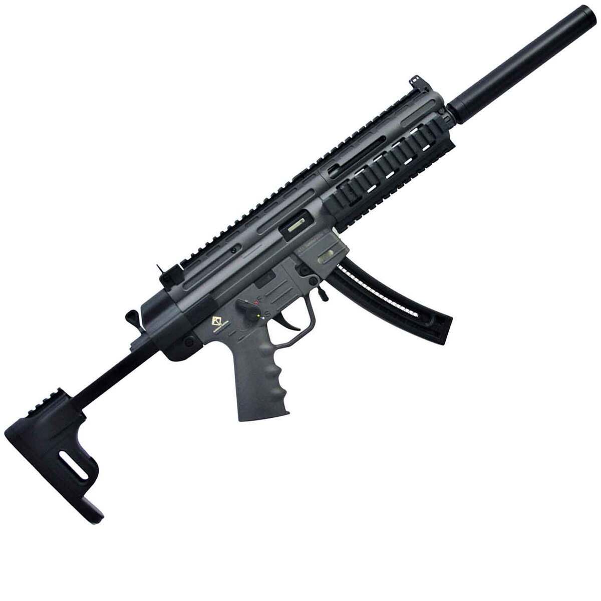 Gsg Rifle GSG-16 Carbine 22 Long Rifle 16.25in Smoke Black Semi Automatic Modern ...