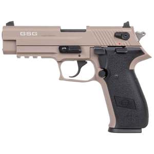 GSG Firefly 22 Long Rifle 4in Blued/FDE Pistol - 10+1 Rounds