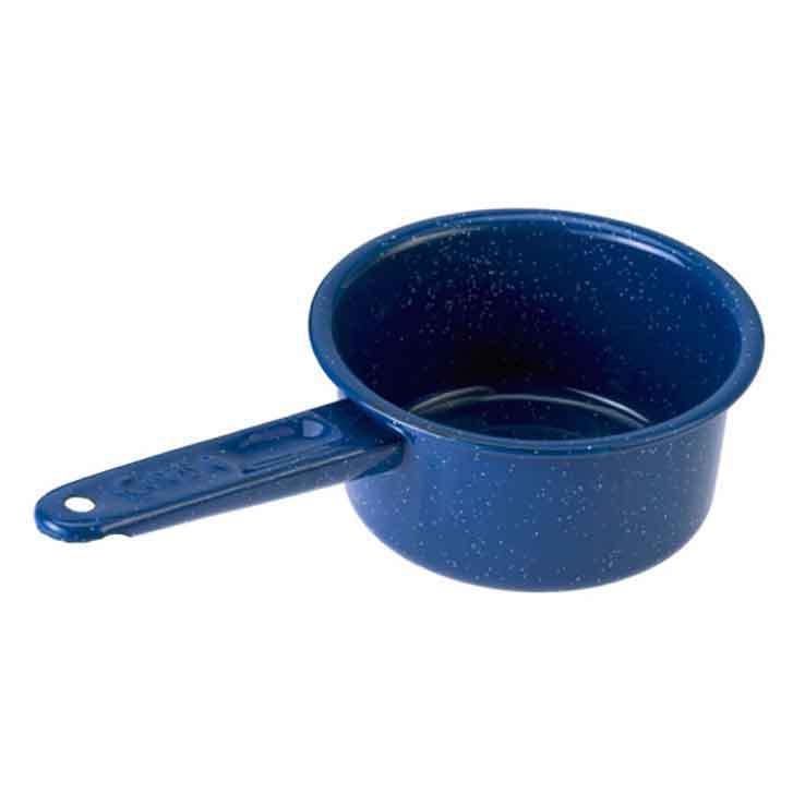 Alpine Cuisine Enamel Steel Dark Blue Speckle Steamer Pot, Nonstick He