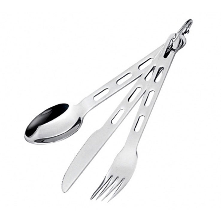 GSI Glacier Stainless Cutlery Set - Silver GSI Glacier Stainless Cutlery Set - Silver