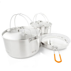 GSI Glacier Stainless Troop Cookset