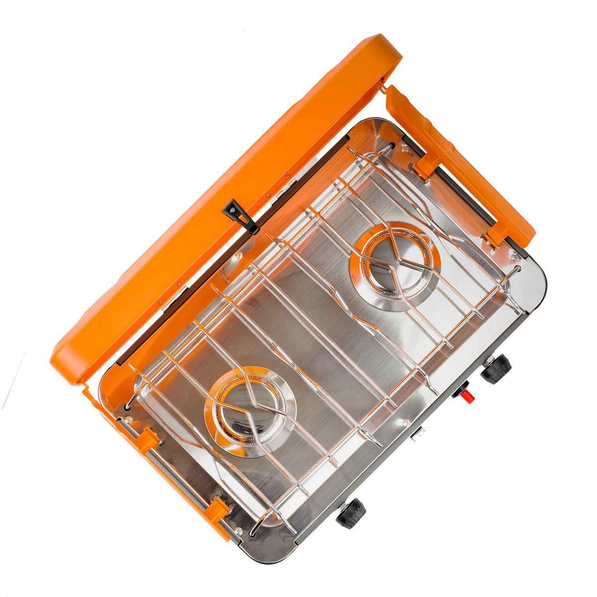 GSI Outdoors Selkirk 460 2 Burner Camp Stove - Orange - Orange GSI Outdoors Selkirk 460 2 Burner Camp Stove - Orange - Orange