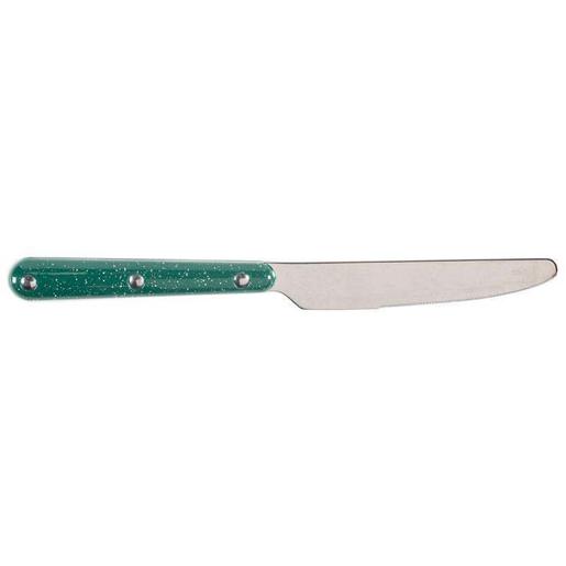 GSI Pioneer Cutlery - Enamelware Knives Forks and Spoons - Green