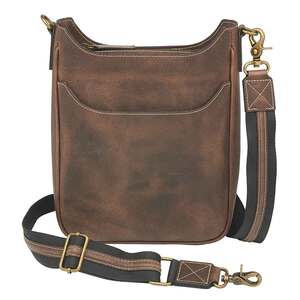 Gun Tote’n Mama Mail Pouch Concealed Carry Crossbody - Brown