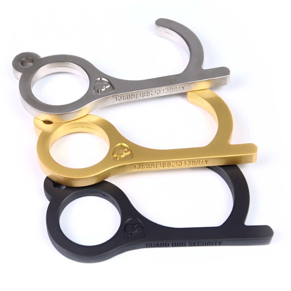 Guard Dog No-Touch Keychain Handtool - Black - Black Guard Dog No-Touch Keychain Handtool - Black - Black