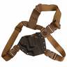 Gunfighters Inc Kenai Smith & Wesson X-Frame Chest Right Holster - MAS Grey/Coyote