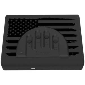 GunVault MicroVault MV500F Special Flag Edition 1 Gun Pistol Vault - Black GunVault MicroVault MV500F Special Flag Edition 1 Gun Pistol Vault - Black
