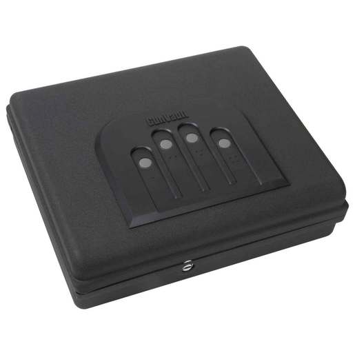 GunVault MicroVault XL 2 Gun Pistol Vault – Black – Black