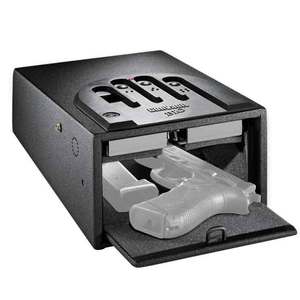 GunVault MiniVault Biometric 1 Pistol Safe - Matte Black
