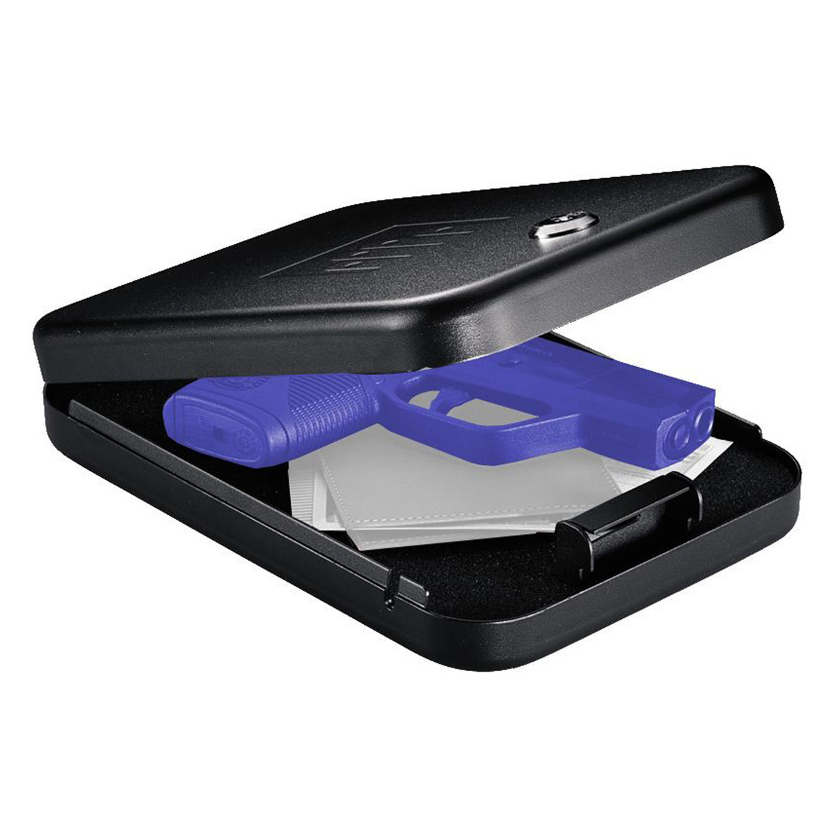GunVault NV200 NanoVault 1 Gun Safe - Black - Black GunVault NV200 NanoVault 1 Gun Safe - Black - Black