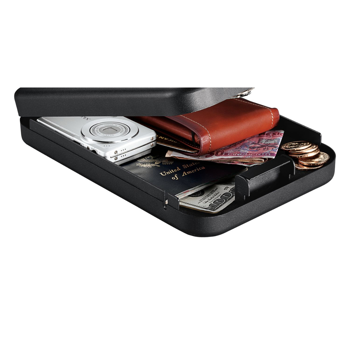 GunVault NV300 NanoVault 1 Gun Safe - Black - Black GunVault NV300 NanoVault 1 Gun Safe - Black - Black