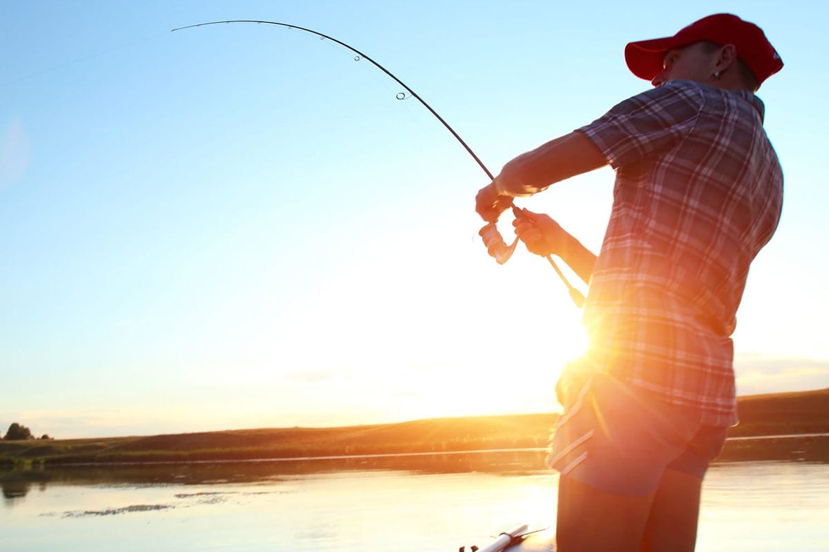 Man fishing