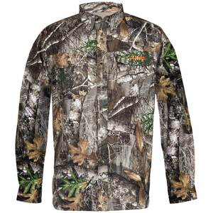 Habit Men's Realtree Edge Outfitter Junction Long Sleeve Camo Shirt