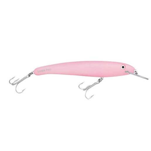 Halco Laser Pro 190XDD Trolling Lure - Tickled Pink #4/0 3xx trebles - Halco