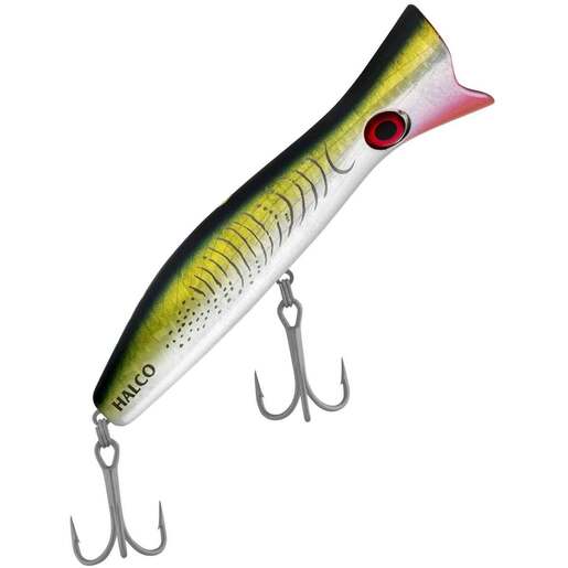 Halco Roosta Popper Topwater Bait - Stripey 2/0