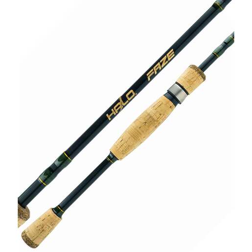 Halo Fishing Faze Spinning Rod - Black/Green