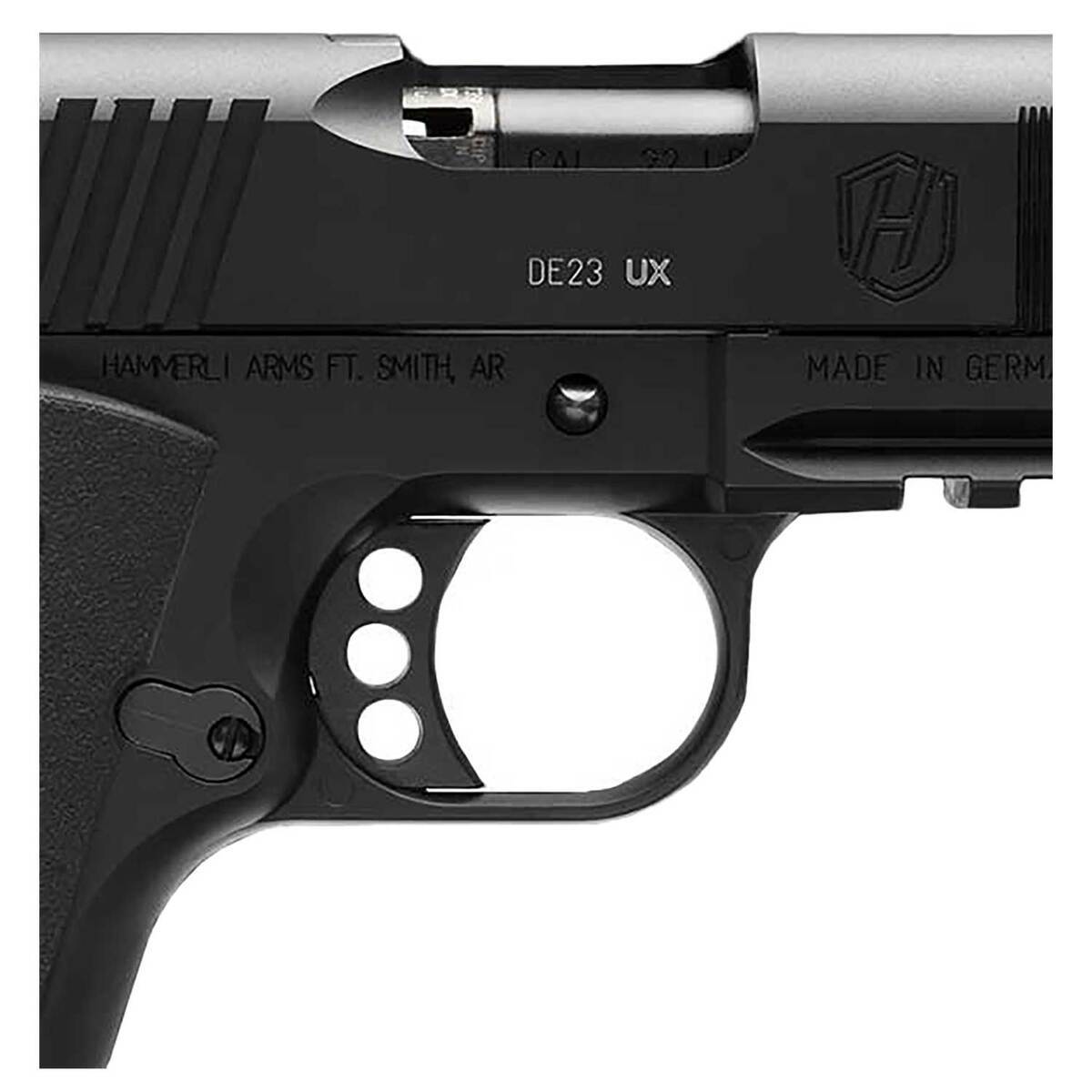 Hammerli Arms Forge H1 22 Long Rifle 4.25in Black Cerakote Pistol - 12+1 Rounds - Black Hammerli Arms Forge H1 22 Long Rifle 4.25in Black Cerakote Pistol - 12+1 Rounds - Black