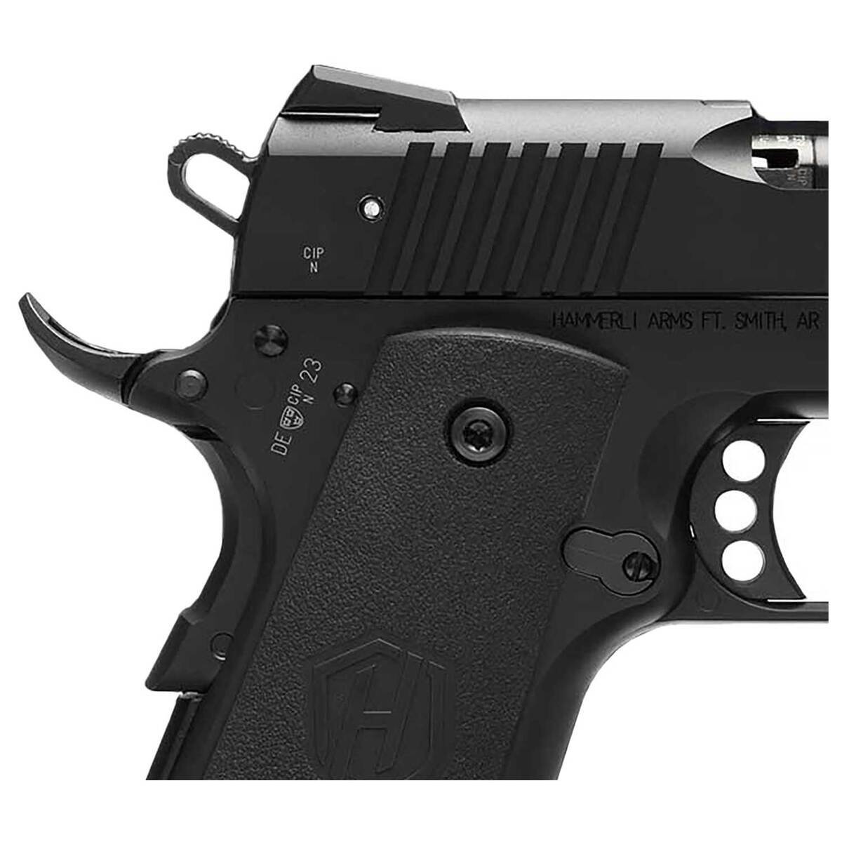 Hammerli Arms Forge H1 22 Long Rifle 4.25in Black Cerakote Pistol - 12+1 Rounds - Black Hammerli Arms Forge H1 22 Long Rifle 4.25in Black Cerakote Pistol - 12+1 Rounds - Black