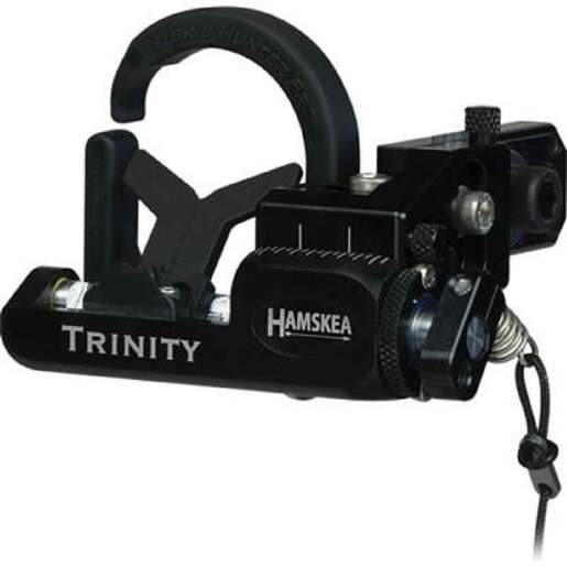 Hamskea Trinity Hunter Micro Tune String Driven Arrow Rest – Black – Black