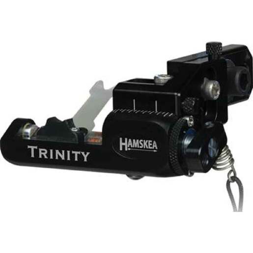 Hamskea Trinity Target Micro Tune String Driven Arrow Rest - Black - Black - Hamskea Archery