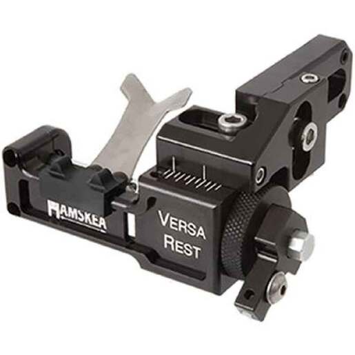 Hamskea Versa Micro Tune with Standard Clamp String Driven Arrow Rest – Black – Black