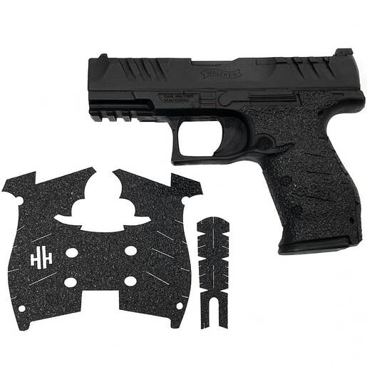 HandleItGrips Rubber Glock 19/23 Gen 5/Gen 5 MOS Pistol Grip Enhancement - Black - Black - Handleitgrips
