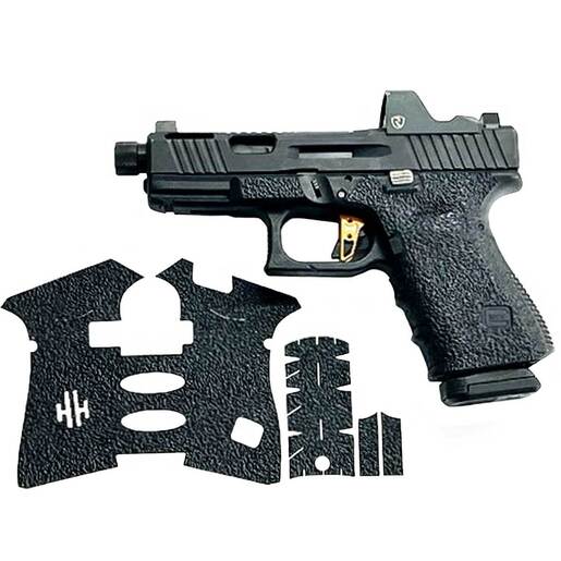 HandleItGrips Sandpaper Glock 19/23 Gen 3 Pistol Grip Enhancement - Black - Black - Handleitgrips