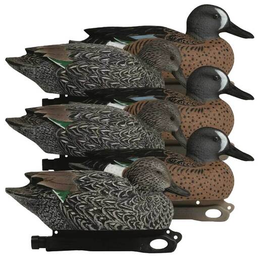 Hardcore Rugged Series Blue-Winged Teal Decoy - 6 Pack