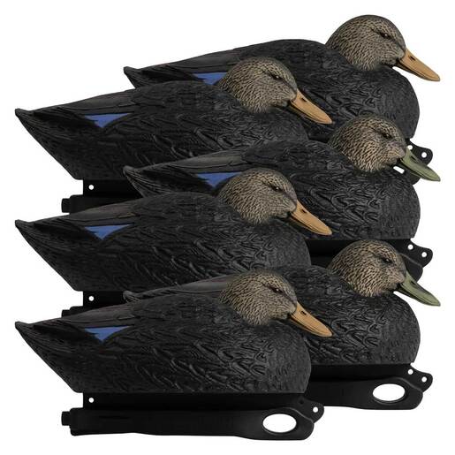 Hardcore Rugged Series Magnum Black Duck Decoys – 6 Pack