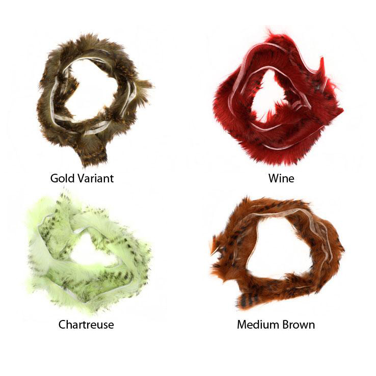 Hareline Dubbin Barred Rabbit Strips Hareline Dubbin Barred Rabbit Strips