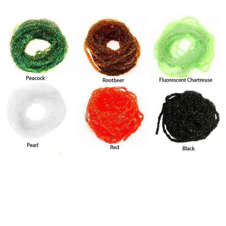 Hareline Dubbin Dyed Pearl Diamond Braid Hareline Dubbin Dyed Pearl Diamond Braid