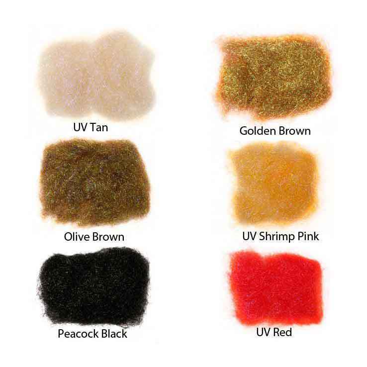 Hareline Dubbin Ice Dub - Olive Hareline Dubbin Ice Dub - Olive