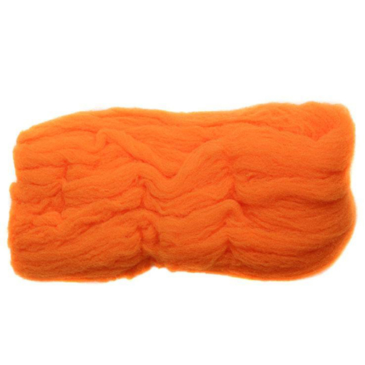 Hareline Dubbin Mcfly Foam Skein Imitation - Dark Orange - Hareline Dubbin
