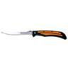 Havalon Baracuta-Edge 5 inch Folding Knife with Replacement Blades - Black/Orange