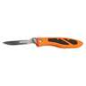 Havalon Piranta Series Interchangeable Blade Folding Hunters Knife - Blaze Orange