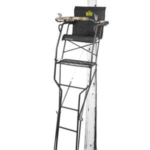 Hawk 21ft Sasquatch 1.5 Man Ladder Treestand - Camo/Black/Yellow