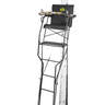 Hawk 21ft Sasquatch 1.5 Man Ladder Treestand - Camo/Black/Yellow - Black/Gray/Yello
