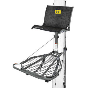 Hawk Helium Kickback LVL Hang-On Treestand - Black Yellow Hawk Helium Kickback LVL Hang-On Treestand - Black Yellow
