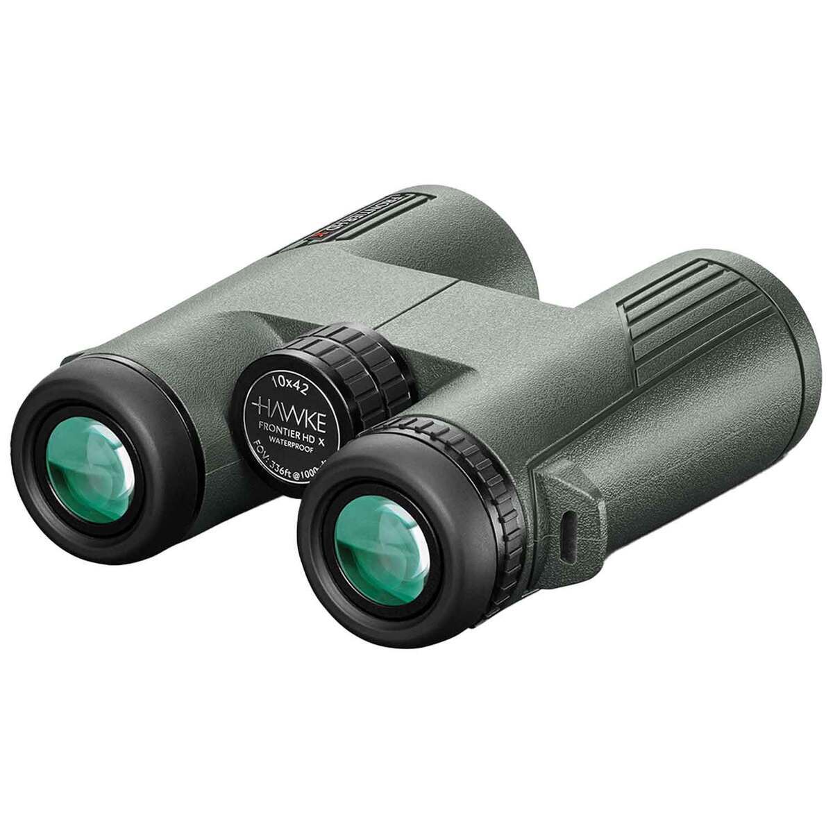Hawke Frontier HD X Full Size Binoculars - 10x42 - Green Hawke Frontier HD X Full Size Binoculars - 10x42 - Green