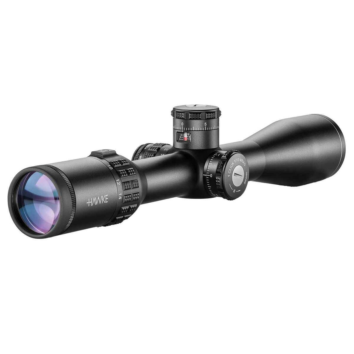 Hawke Sidewinder 30 SF 4.5-14x 44mm Rifle Scope - 10x Half Mil - Black Hawke Sidewinder 30 SF 4.5-14x 44mm Rifle Scope - 10x Half Mil - Black