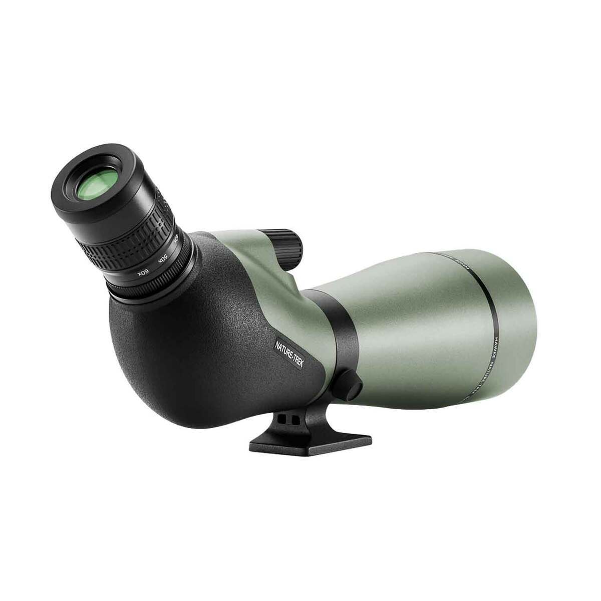 Hawke Sport Optics Nature-Trek 20-60x80 Spotting Scope - Angled - Green Hawke Sport Optics Nature-Trek 20-60x80 Spotting Scope - Angled - Green