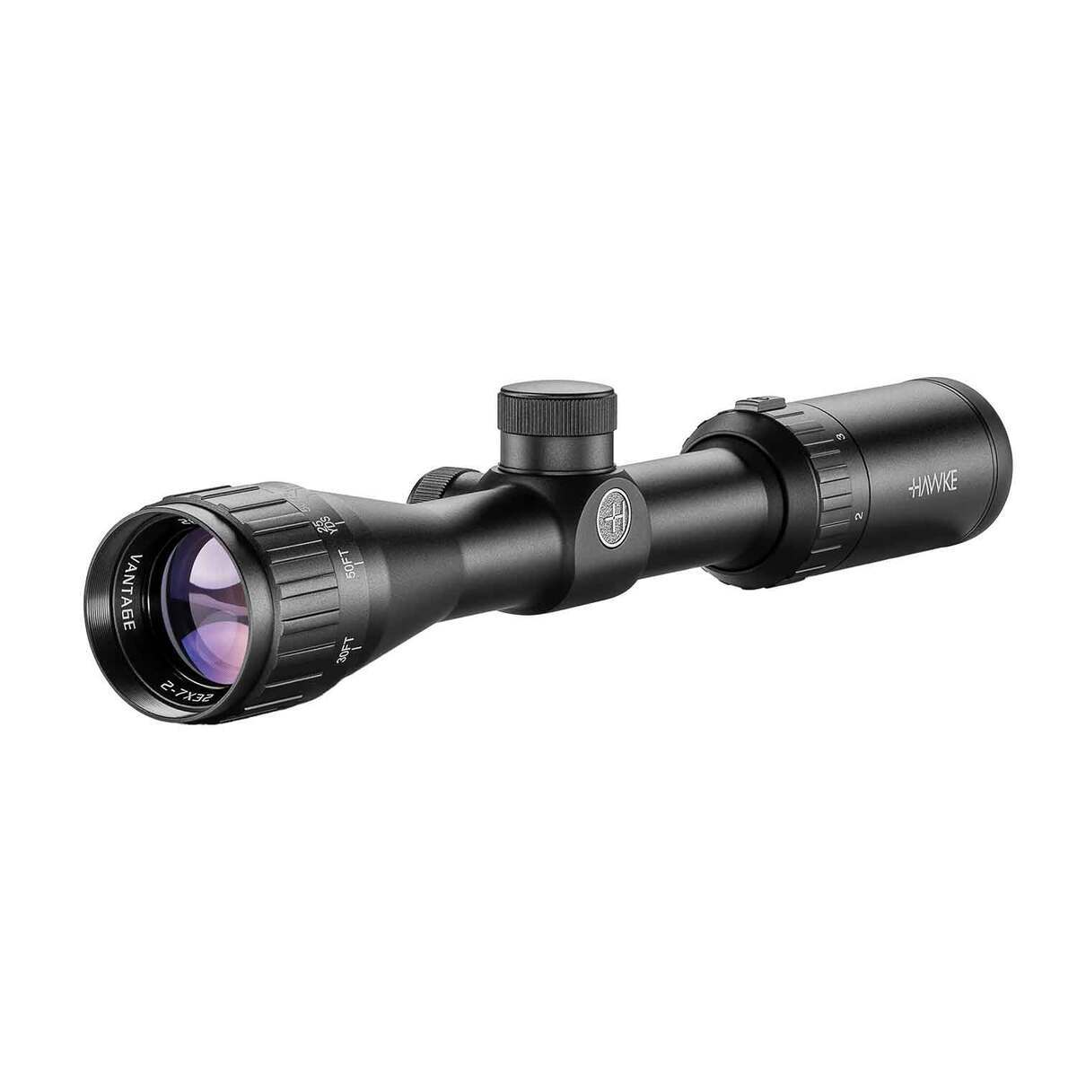 Hawke Vantage AO 2-7x 32mm Rifle Scope - Mil Dot - Black Hawke Vantage AO 2-7x 32mm Rifle Scope - Mil Dot - Black