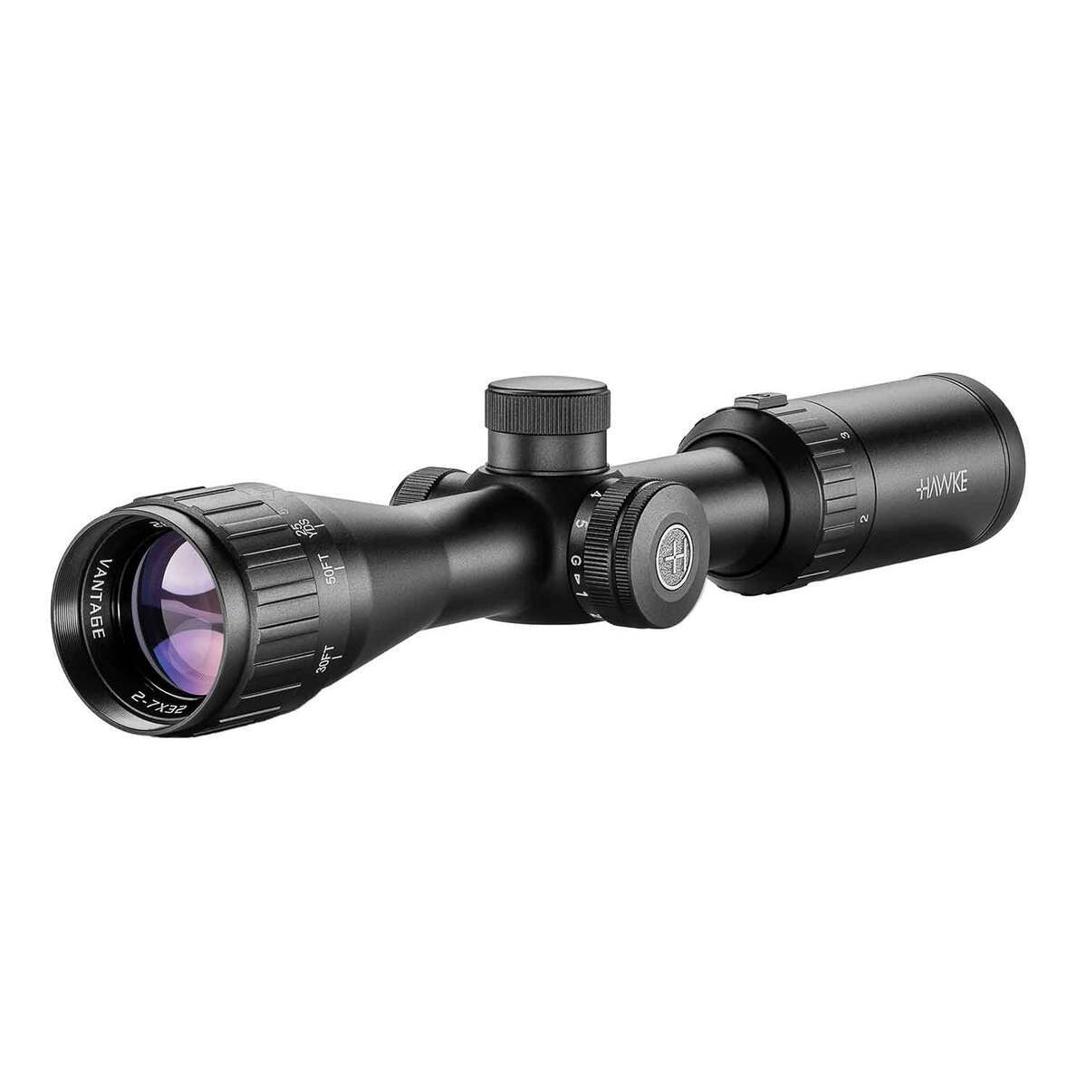 Hawke Vantage IR AO 2-7x 32mm Rifle Scope - Mil Dot Center - Black Hawke Vantage IR AO 2-7x 32mm Rifle Scope - Mil Dot Center - Black