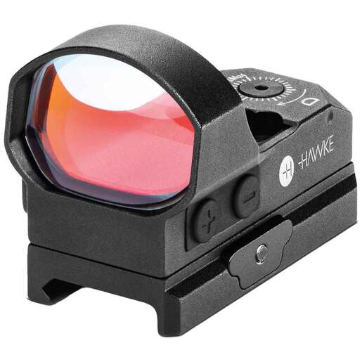 Hawke Wide View 1x Red Dot - 2 MOA Dot with 35 MOA Circle - Black