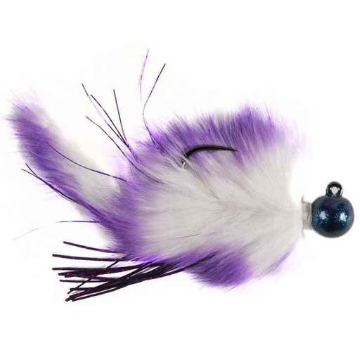 Hawken Coho Twitching jigs - Purple & White 4/0