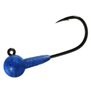 Hawken Fishing Coho Twitching Jig Heads - Blue Sparkle, 1/2oz