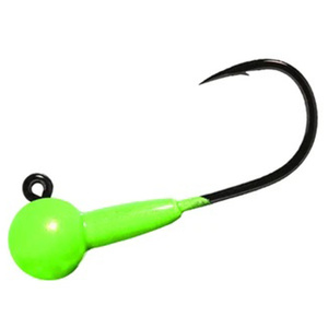 Hawken Fishing Coho Twitching Jig Heads - Chartreuse Sparkle, 1/2oz