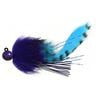 Hawken Fishing Coho Twitching Steelhead/Salmon Jig - Black/Purple & Blue, 1/2oz - Black / Purple & Blue 4/0