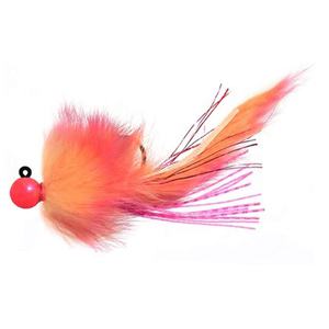 Hawken Fishing Coho Twitching jig Steelhead/Salmon Jig - Cerise & Peach, 3/8oz