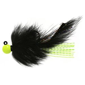 Hawken Fishing Coho Twitching Steelhead/Salmon Jig - Chartreuse & Black, 1/2oz